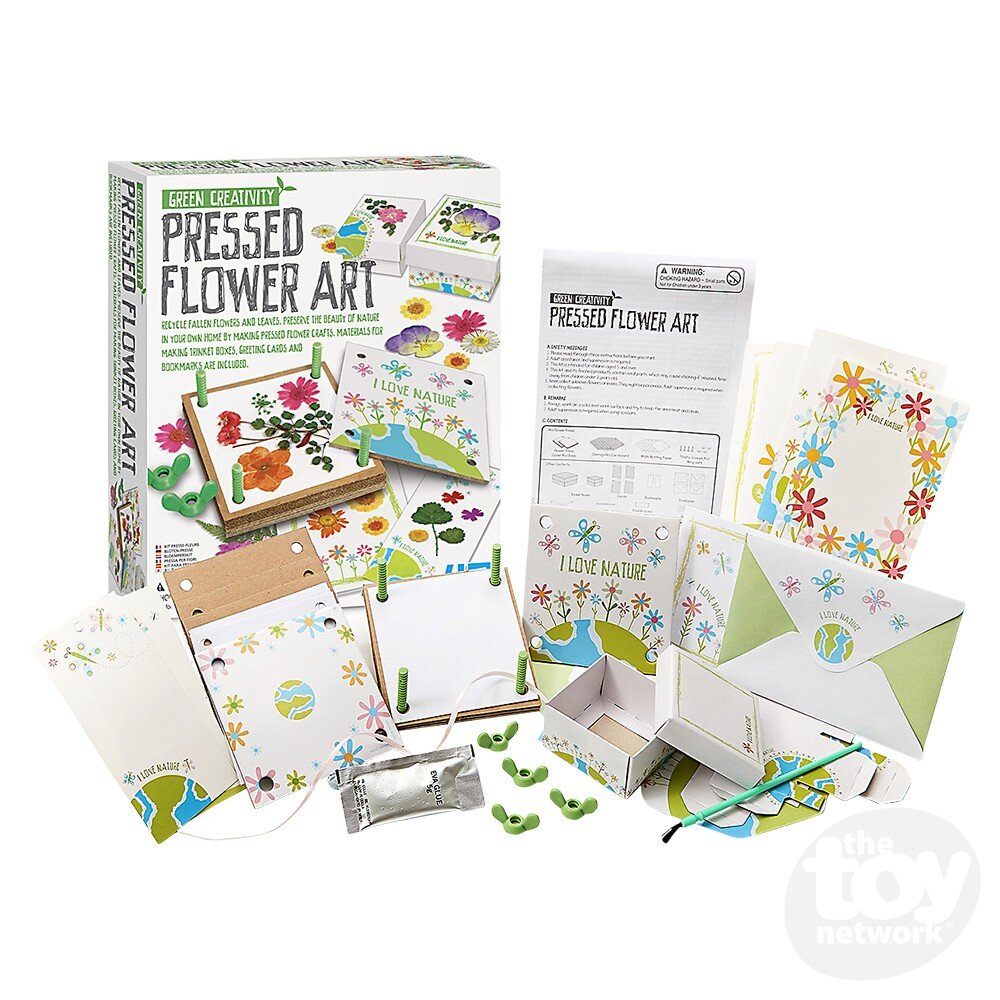 4M Green Creativity Kit Pressed Flower Art
