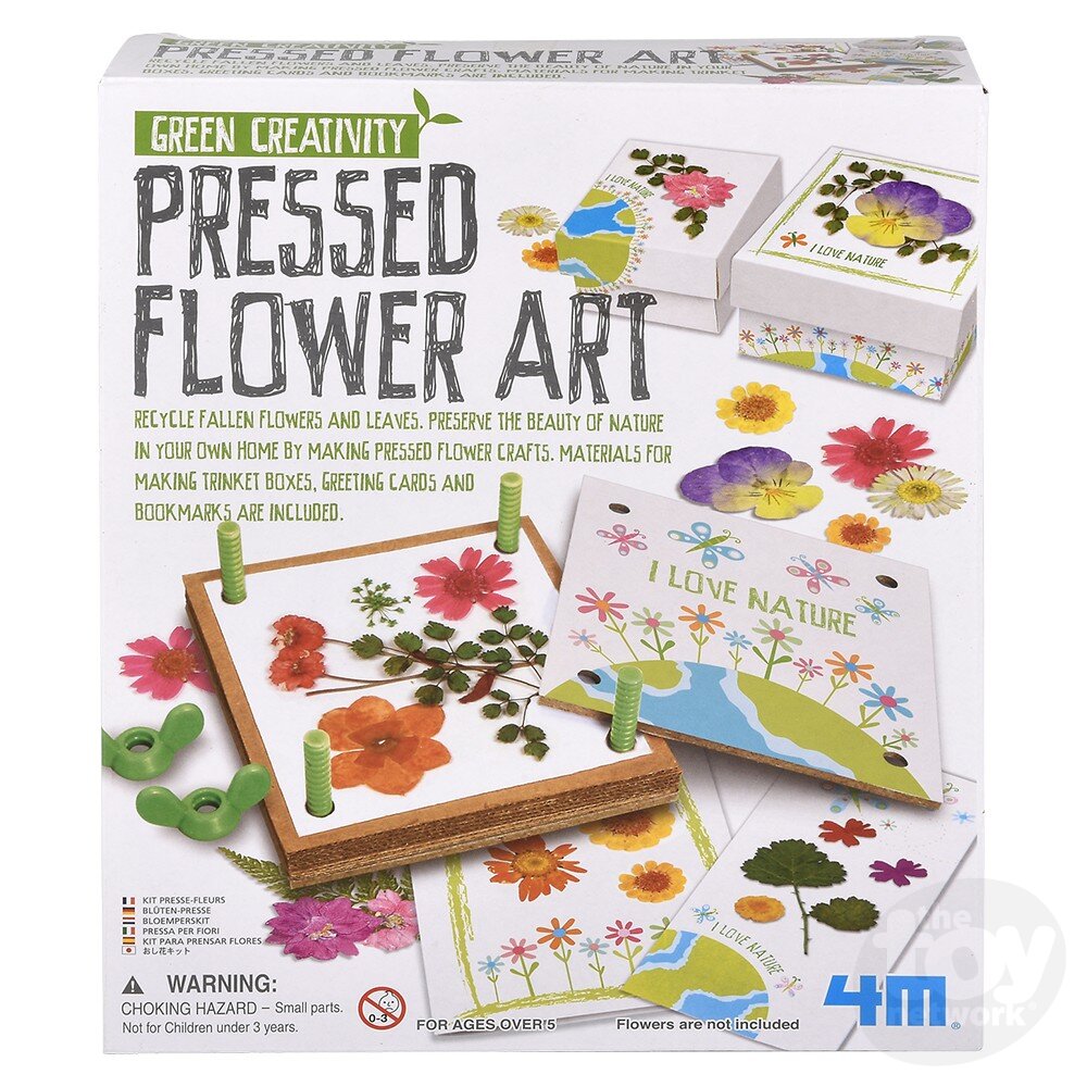 4M Green Creativity Kit Pressed Flower Art