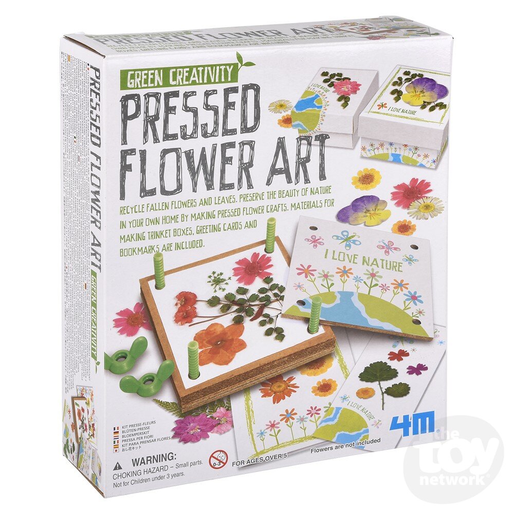 4M Green Creativity Kit Pressed Flower Art