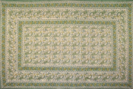 Tapestry Full Size Rajasthan Paisley Green