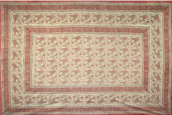 Tapestry Full Size Rajasthan Paisley Orange