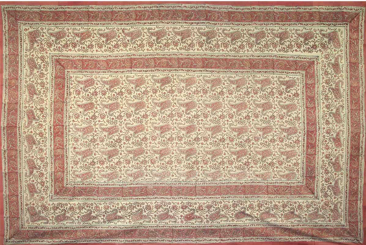 Tapestry Full Size Rajasthan Paisley Orange