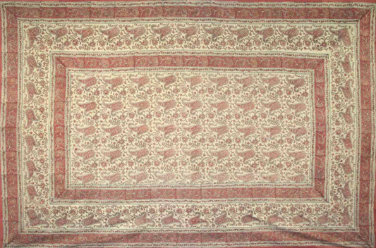 Tapestry Twin Size Rajasthan Paisley Orange
