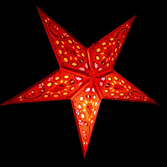 Star Lantern Tulip Red 24"
