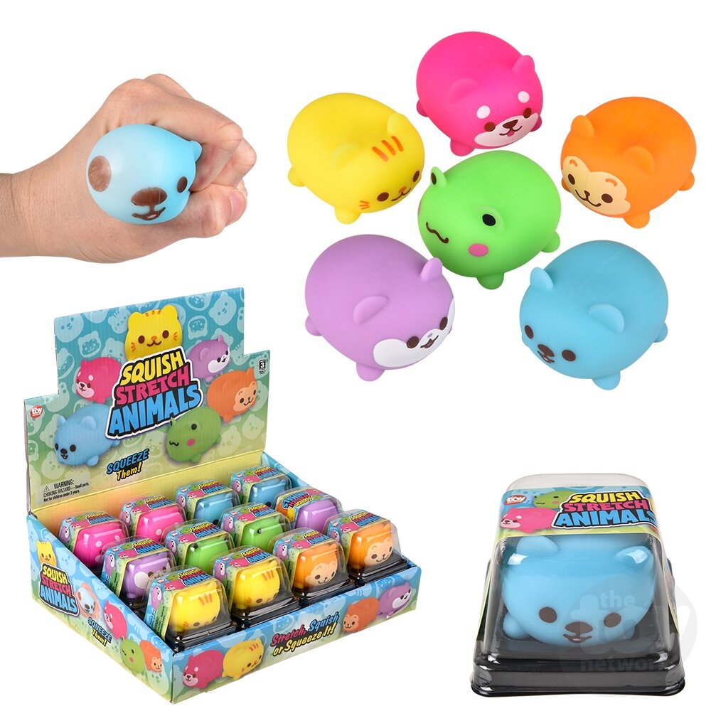 Squish Squeezy Mini Animals 2" (Sold Individually)