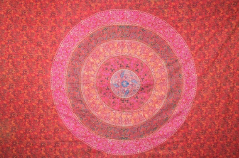Tapestry Twin Size Sanganeer Red