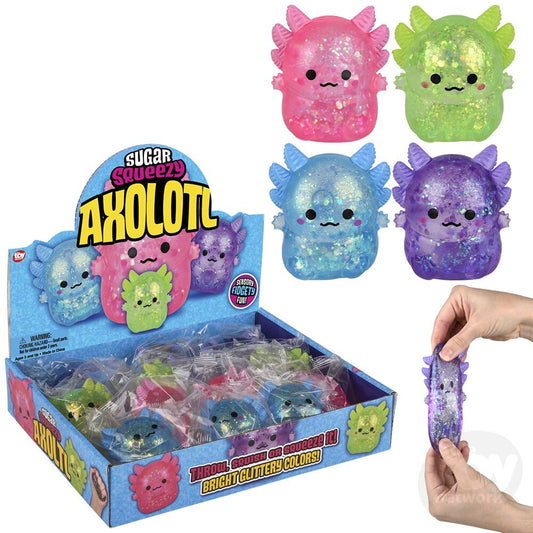 Squeezy Sugar Axolotl 2.5" (Sold Individually)
