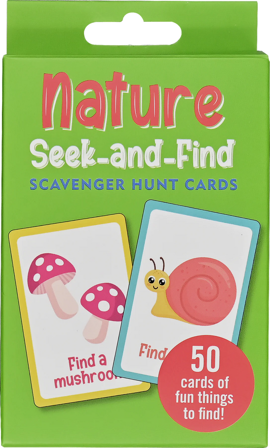 Scavenger Hunt Seek-and-Find Cards Nature