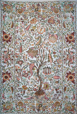 Tapestry Twin Size Tree Of Life Blue