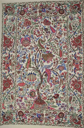 Tapestry Full Size Tree Of Life Tan