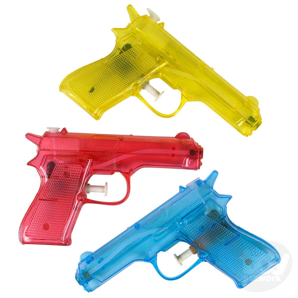 Water Blaster Squirt Gun 6" (Sold Individually)