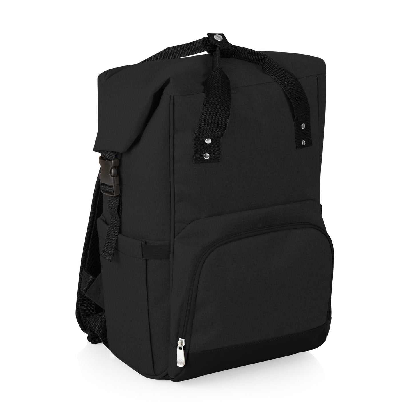 On The Go Roll-Top Backpack Cooler Black