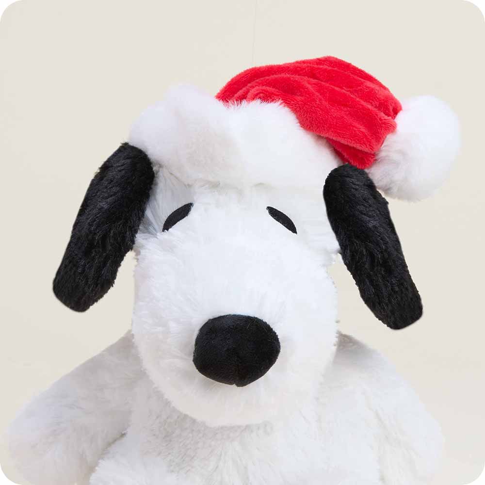 Warmies Holiday Peanuts Snoopy with Santa Hat