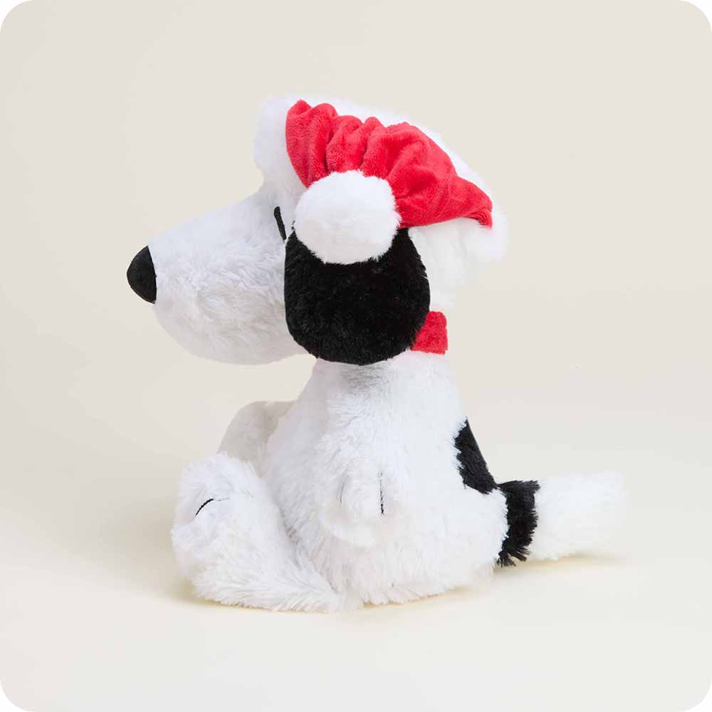 Warmies Holiday Peanuts Snoopy with Santa Hat