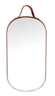 Wall Mirror Velvet Edge & Hanger