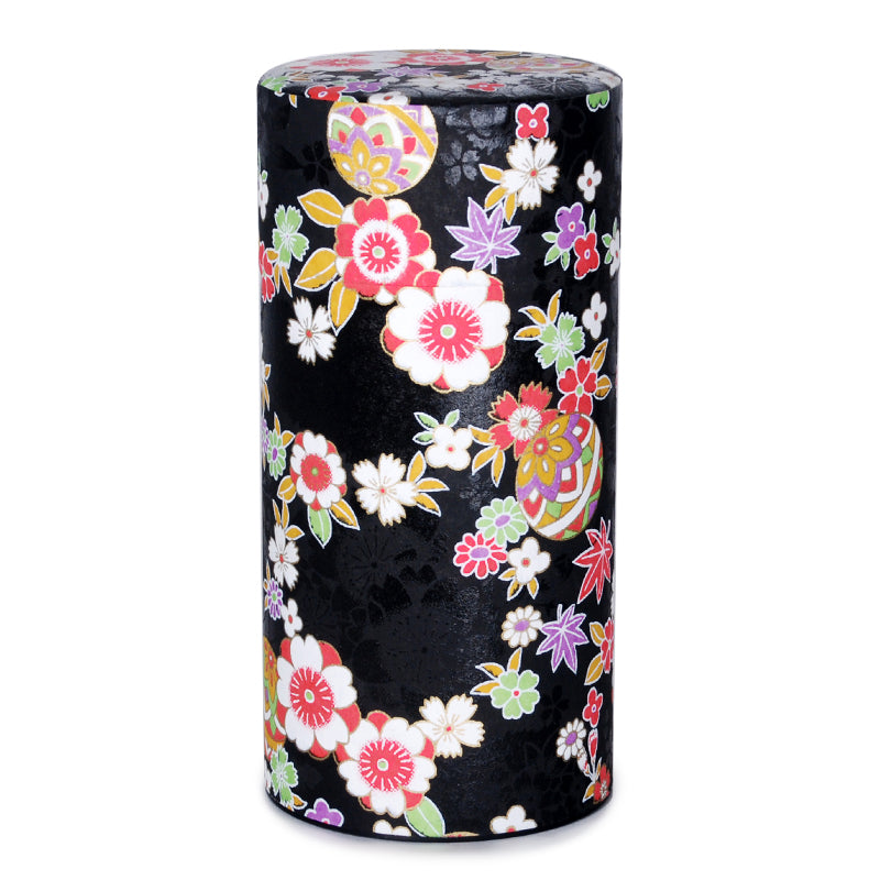 Tea Tin 6" Black