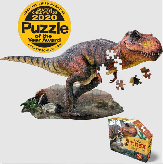 Puzzle 100 Piece I Am T. Rex