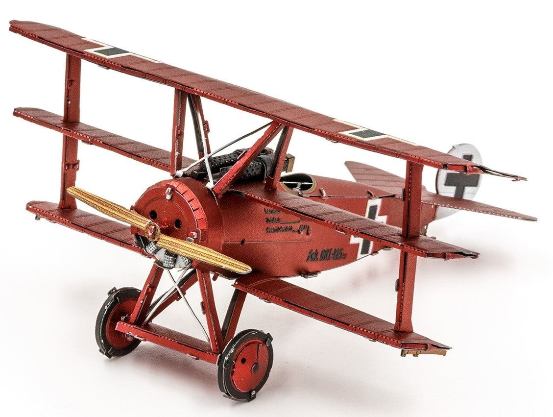 Metal Model Kit Aviation Plane Fokker Dr.I Triplane