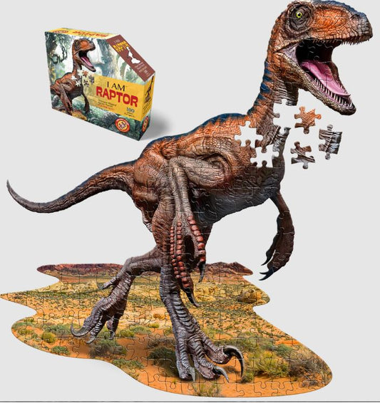 Puzzle 100 Piece I am Raptor