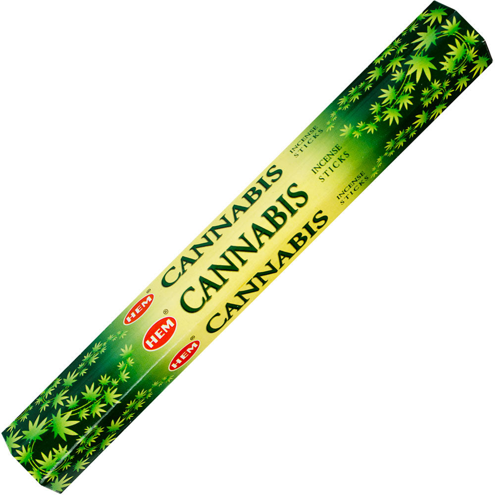 Hem Hexagon Box Incense 20g Cannabis