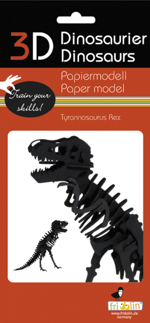 3D Paper Model Kit Dinosaur Tyrannosaurus