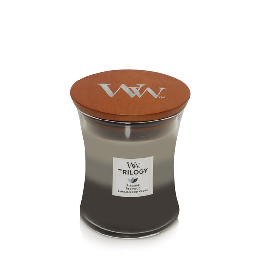 Woodwick Medium 10oz - Warm Woods