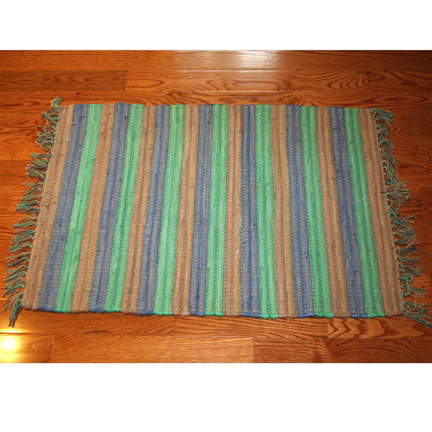 Rug Striped Nubby Multi 3'x5' – Homeport