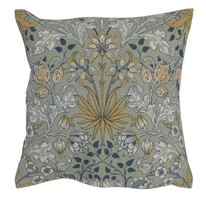 16" Square Cotton Pillow w/ Floral Pattern, Multi Color