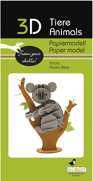 3D Paper Model Kit Koala