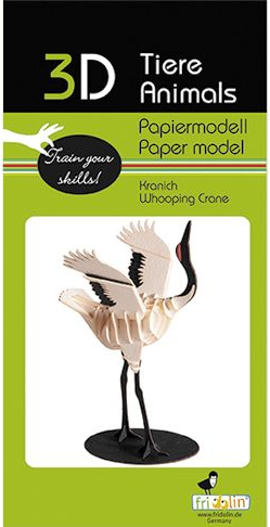 3D Paper Model Kit Crane