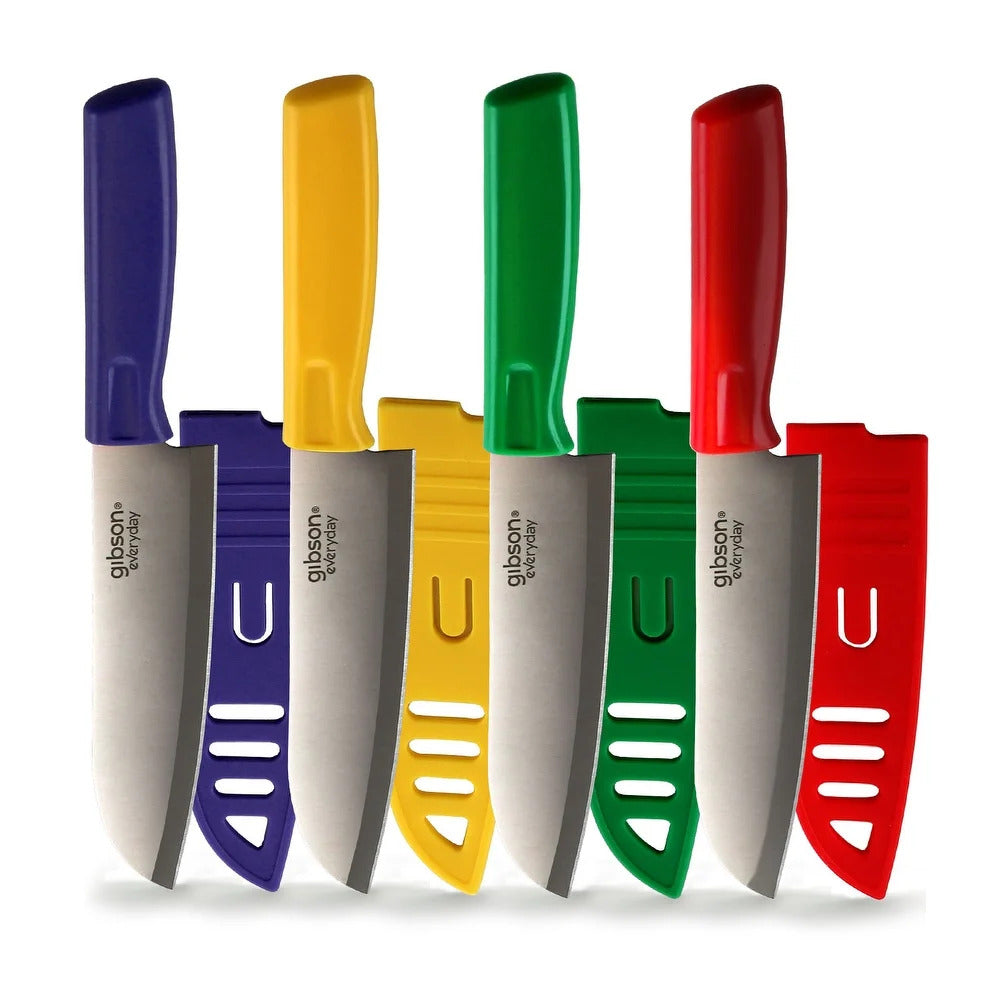 Grantville Colorsplash Santoku Knives with Sheathes (Sold Individually)