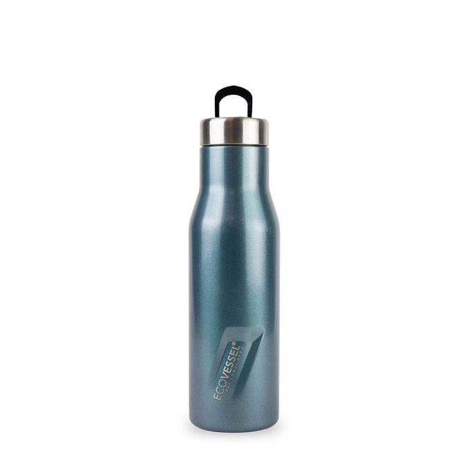 Water/Wine Bottle - The Aspen Insulated Stainless Steel Blue 16oz