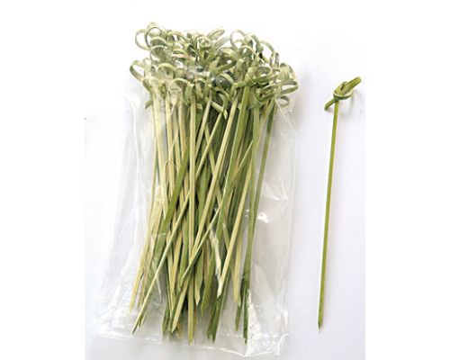 Knotted Bamboo Skewer 6"