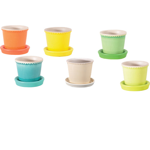 3" Astoria Miniature Planter Assorted Colors (Sold Individually)