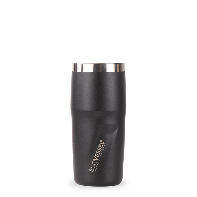 Travel Mug Insulated Stainless Steel Metro Black 16oz