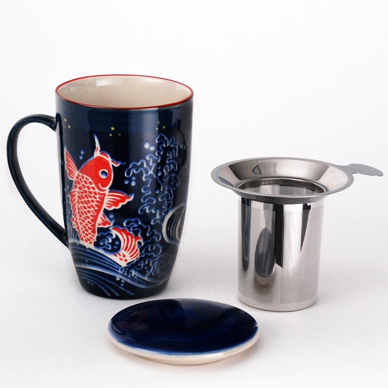 Tea Mug With Infuser Fish