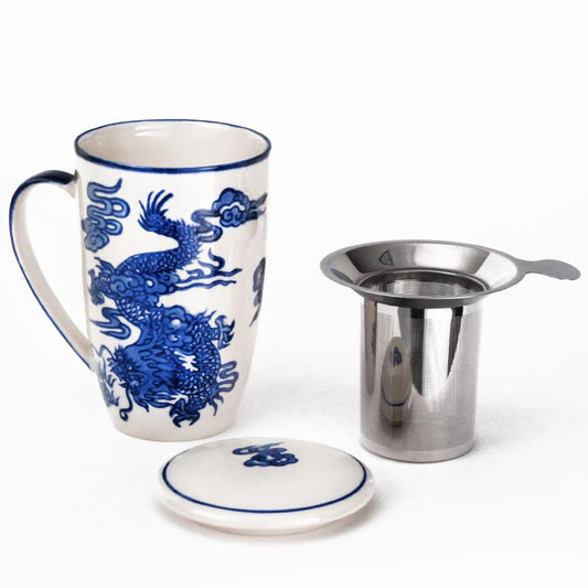 Tea Mug With Infuser Dragon