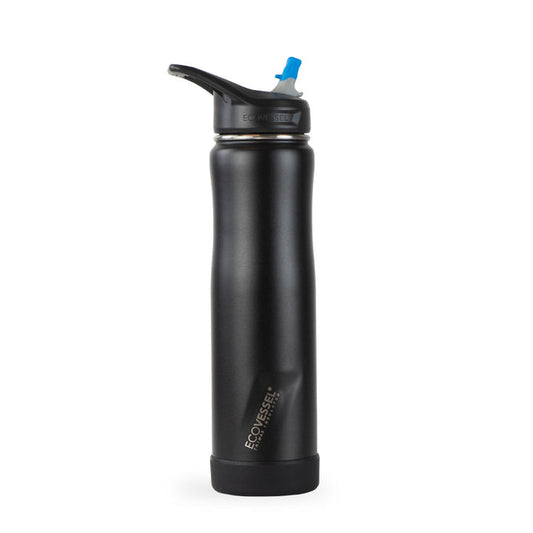 Travel Bottle - The Summit Insulated Black 16 oz