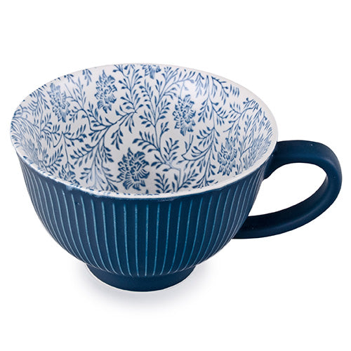 Mug - Blue & White Vine 14oz