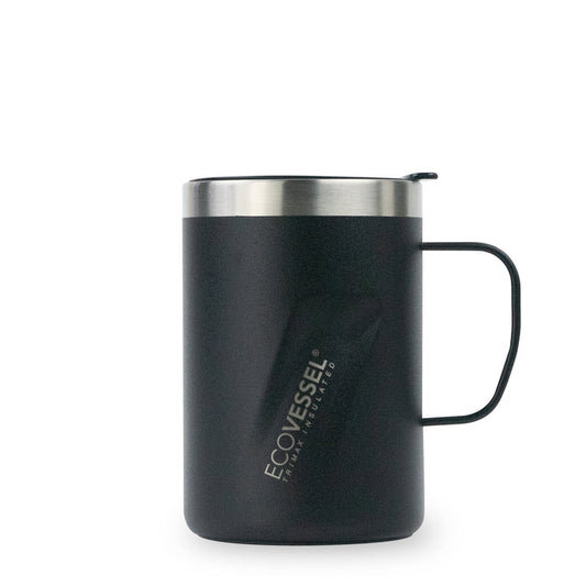 Travel Mug - The Transit Insulated Stainless Steel - Black Shadow  - 12oz