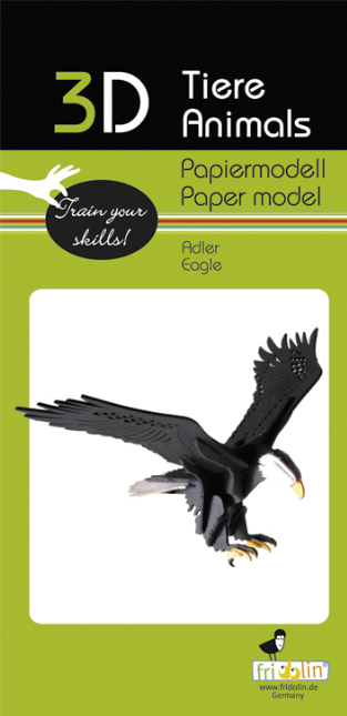 3D Paper Model Kit Eagle