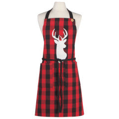 Apron - Spruce Buffalo Check Deer