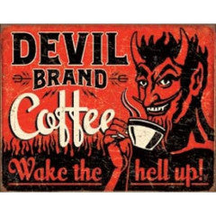 Tin Sign - Devil Brand