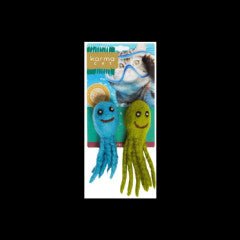Cat Toy Dharma Dog Karma Cat Wool Octopus 2 Pack