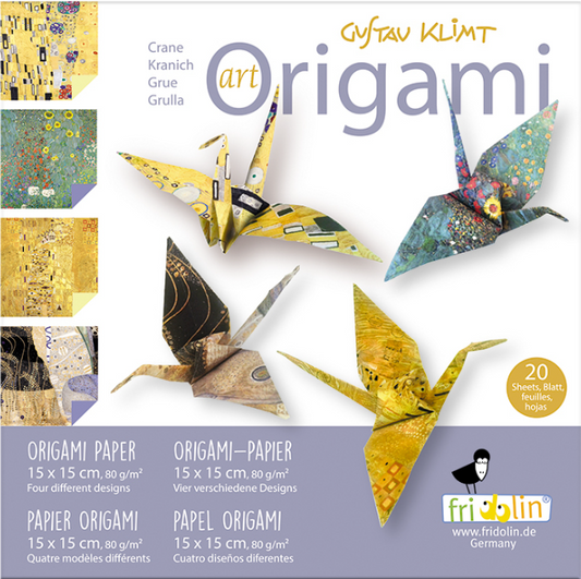 Origami Gustav Klimt 15cm x 15cm 20 Sheets