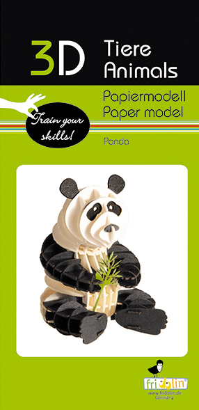 3D Paper Model Kit Panda