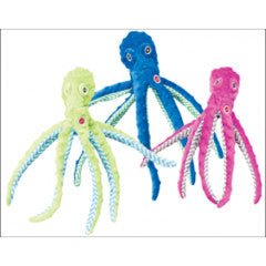 Dog Toy Unstuffed Skinneeez Octopus Extreme Assorted Colors