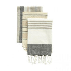 Tea Towels - Cotton Striped Set of 3