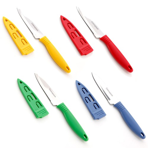 Grantville Colorsplash Paring Knives with Sheathes (Sold Individually)