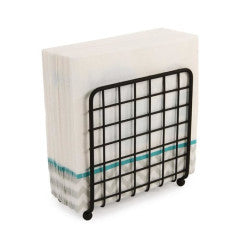 Kitchen Storage - Napkin Holder Grid Gray